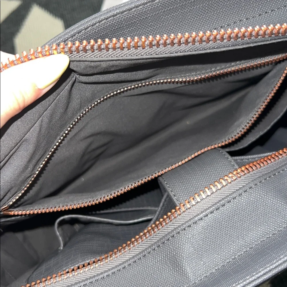 Dagne Dover Graphite Grey Signature Tote Bag